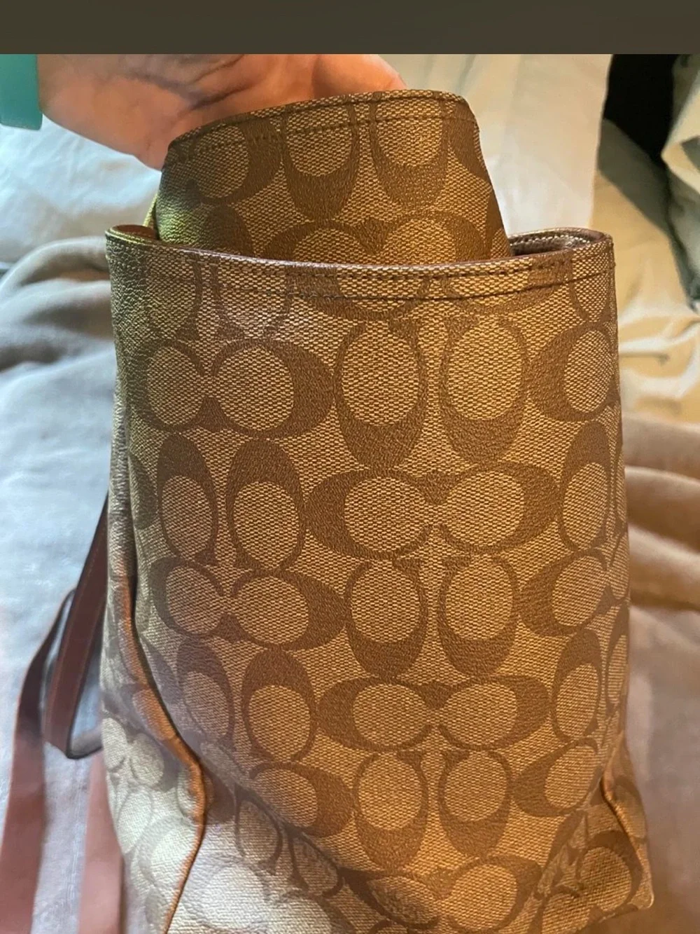 Coach Signature diaper bag